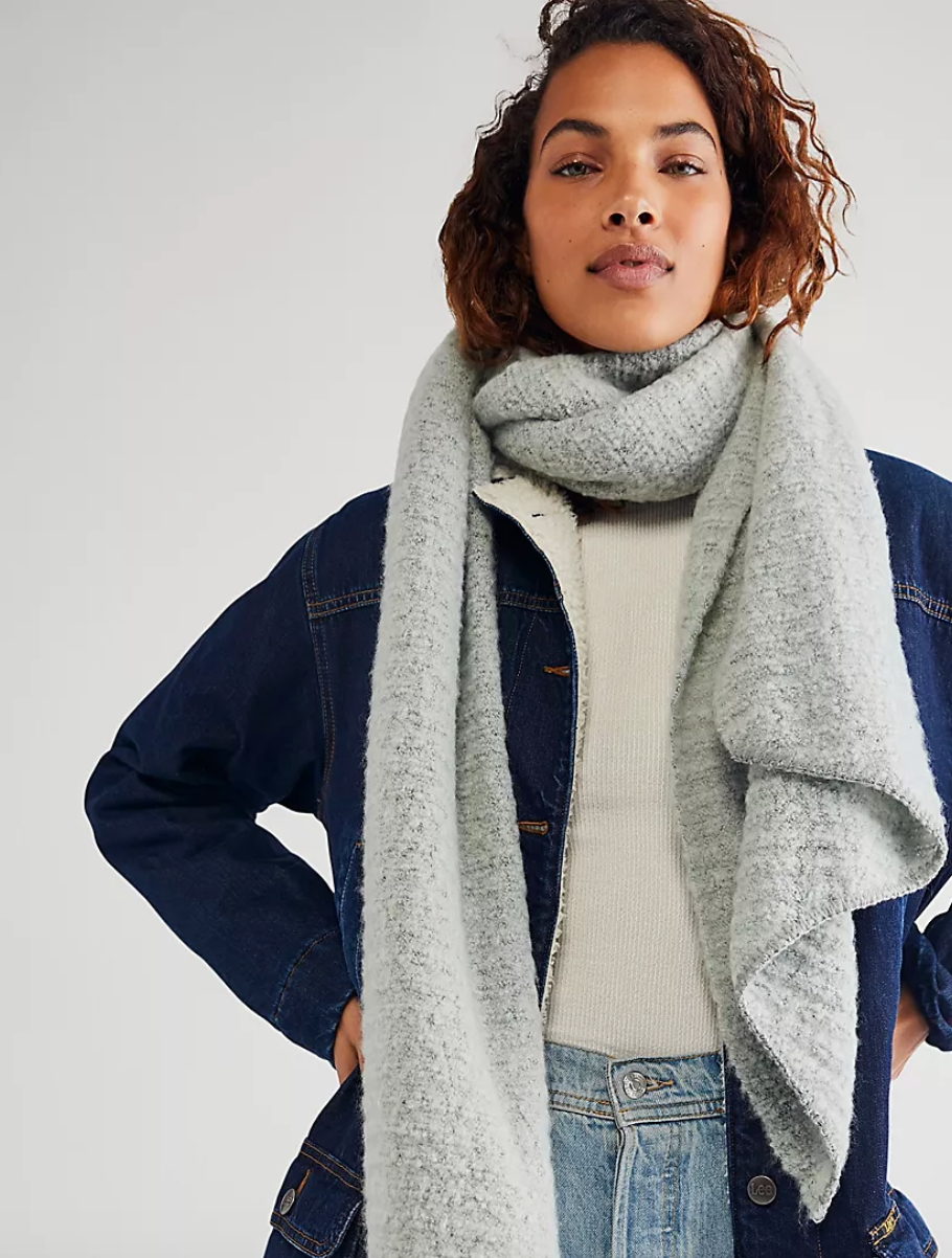 Free People Ripple Recycled Blend  Scarf