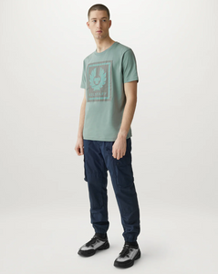 Belstaff Illusion T-Shirt in Steel Green