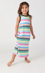 Sol Angeles Kids Samba Stripe Midi Dress - FINAL SALE