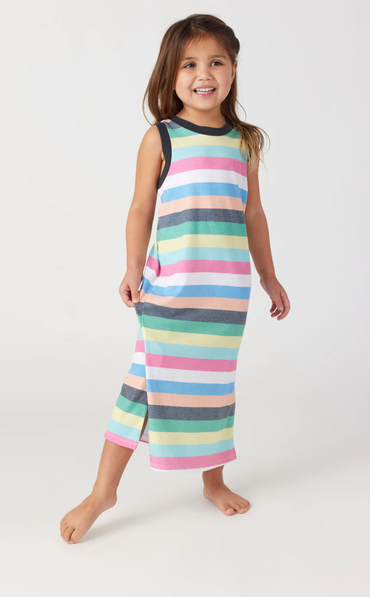 Sol Angeles Kids Samba Stripe Midi Dress - FINAL SALE