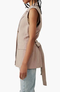 Free People Olivia Vest in Ethereal - FINAL SALE