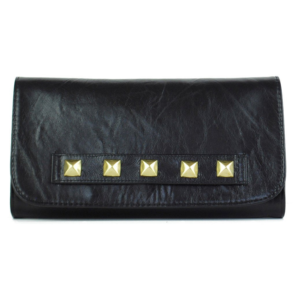 JJ Winters Willow Convertible Clutch in Black