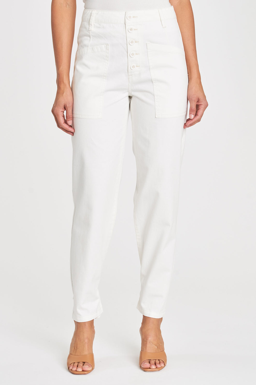 Pistola Tammy High Rise Trouser in Alabaster