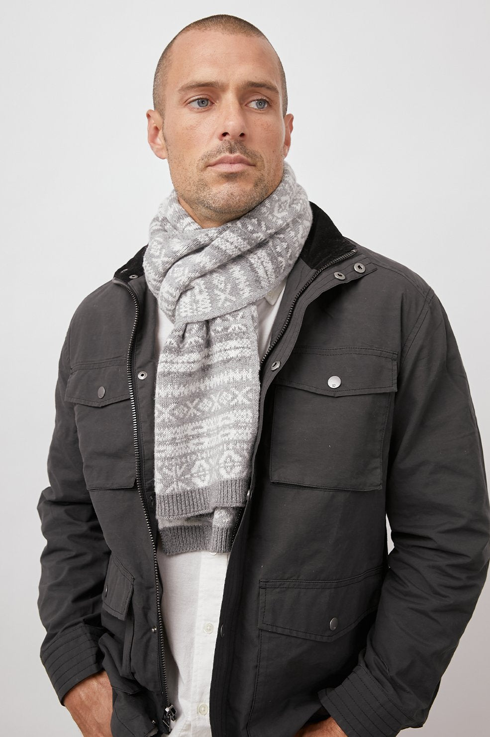 Rails Telluride Scarf in Silver Icicle - FINAL SALE