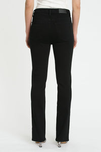 Pistola Teagan High Rise Vented Straight in Dark Vinyl - FINAL SALE
