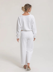 Cali Dreaming Palmer Pant in Pure White