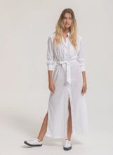 Load image into Gallery viewer, Cali Dreaming Shirt Dress in White