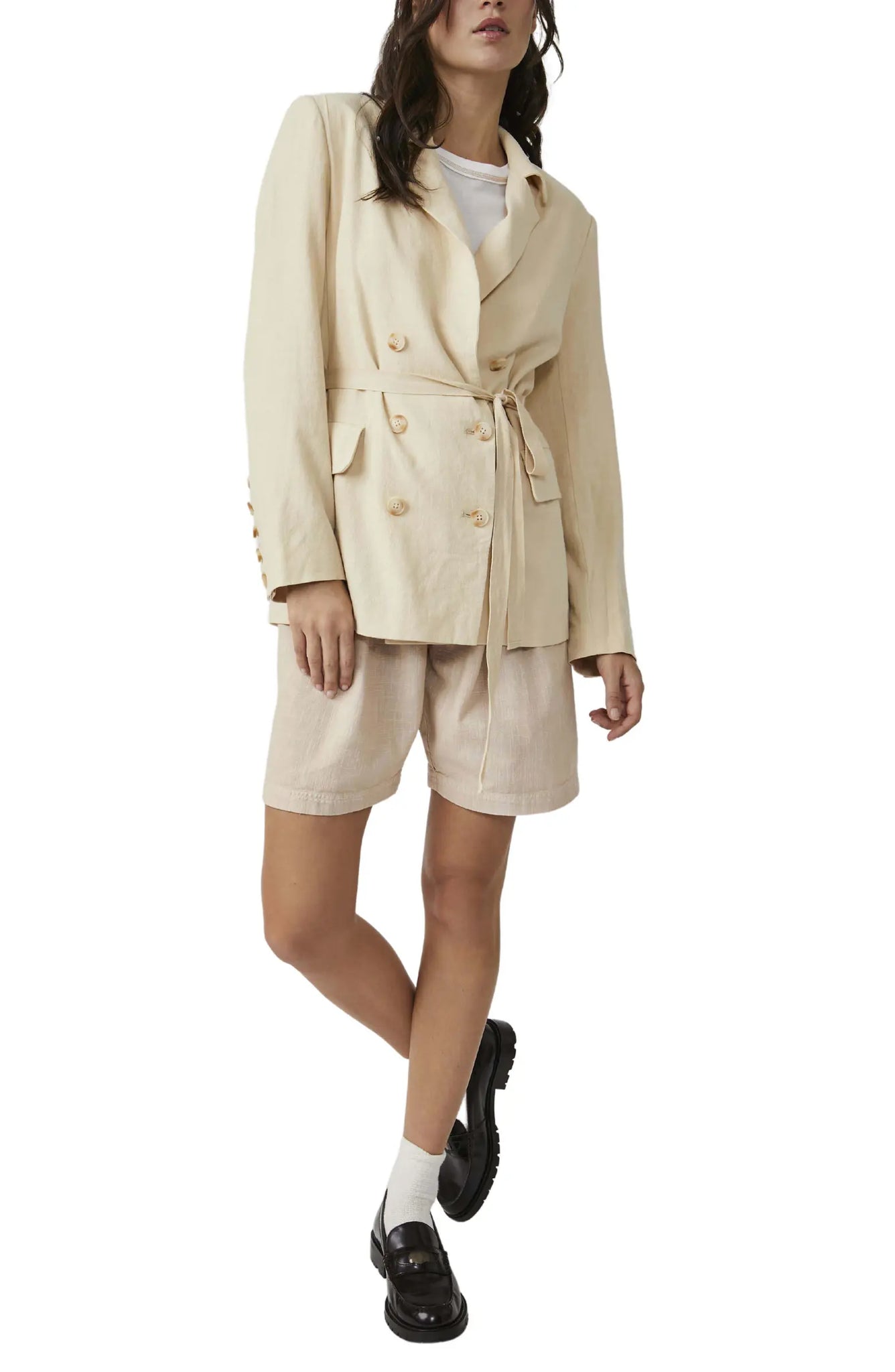 Free people 2025 sporty oversize blazer