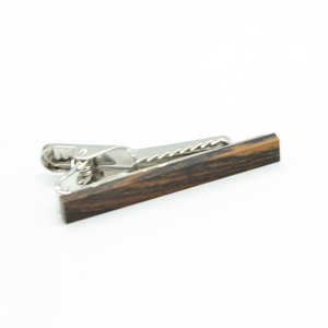 Curated Basics Walnut Wood Tie Clip