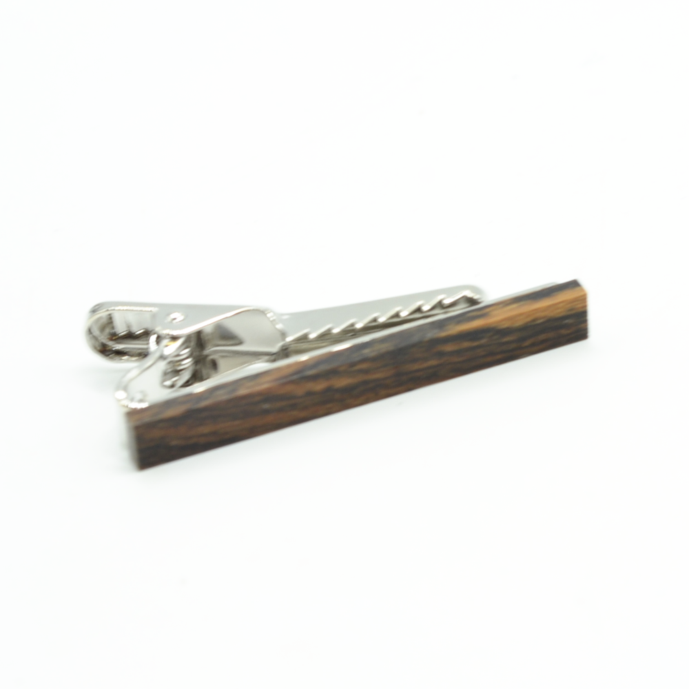 Curated Basics Walnut Wood Tie Clip