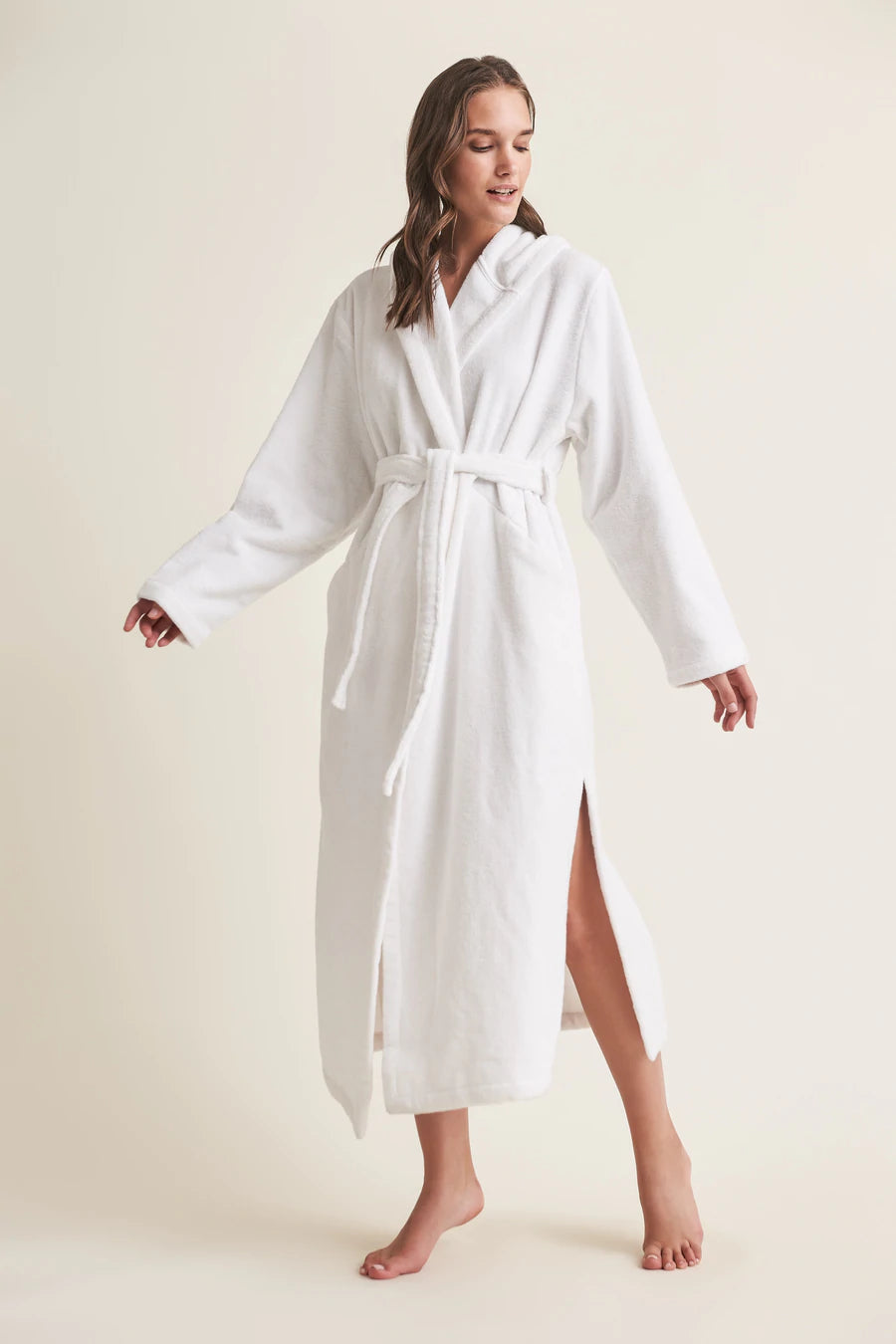Skin Hamam Spa Robe in White