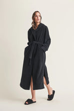 Load image into Gallery viewer, Skin Hamam Spa Robe in Black