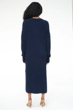 Load image into Gallery viewer, Pistola Darya Crew Neck Midi Dress in Navy - FINAL SALE