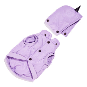 Found My Animal Puffer Coat with Removable Hood - Lilac, S
