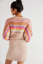 Load image into Gallery viewer, Free People Forever Fair Isle Sweater in Strawberry Combo - FINAL SALE