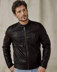 Belstaff V Racer Leather Jacket in Black