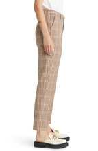 Load image into Gallery viewer, Scotch &amp; Soda Lowry Mid Rise Slim Trousers in Black/Brown Plaid - FINAL SALE