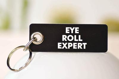 Meriwether Eye Roll Expert Keychain