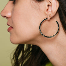 Load image into Gallery viewer, Kris Nations Lightning Bolt Crystal Stud Earrings in Gold Vermeil