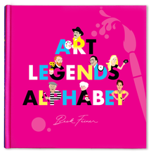Load image into Gallery viewer, Alphabet Legends - Art Legends Alphabet Book