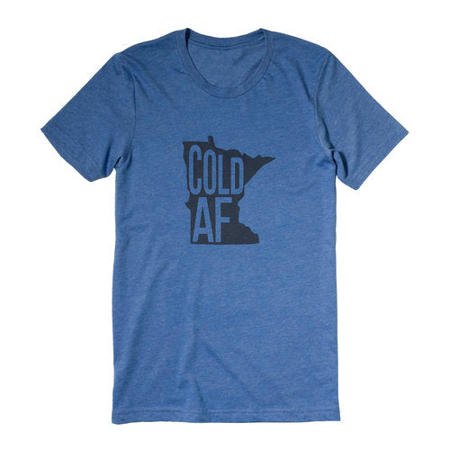 North Coast Soul Cold AF Unisex T-Shirt in Blue