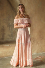 Load image into Gallery viewer, Jen&#39;s Pirate Booty Ozone Maxi Dress in Peach Gauze - FINAL SALE