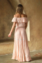 Load image into Gallery viewer, Jen&#39;s Pirate Booty Ozone Maxi Dress in Peach Gauze - FINAL SALE