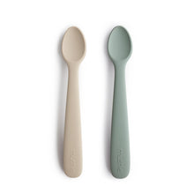 Load image into Gallery viewer, Mushie Silicone Feeding Spoons