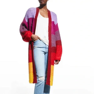 Farm Rio Striped Cardigan in Patch Twirl - FINAL SALE