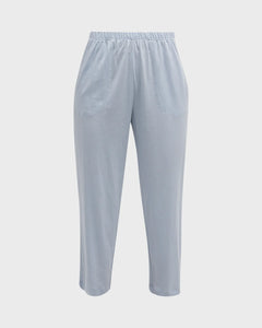 Skin Carlyn Crop Pant in Blue Salt