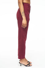 Load image into Gallery viewer, Pistola Tammy High Rise Trouser in Merlot - FINAL SALE