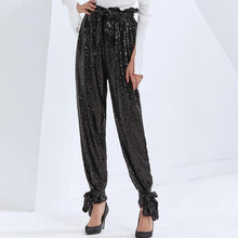 Load image into Gallery viewer, Kate Hewko Black Sequin Pants - FINAL SALE