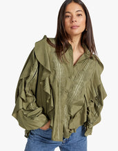 Load image into Gallery viewer, One Teaspoon Wave Length Shirt in Khaki - FINAL SALE