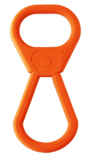 Load image into Gallery viewer, SodaPup Top Tug O&#39; War Rubber Toy - Orange/Large