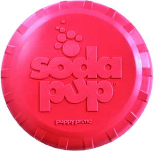 SodaPup Puppy Bottle Top Flyer - Pink/Small