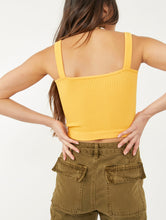 Load image into Gallery viewer, Free People Solid Rib Brami in Carrot Ginger