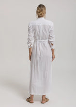 Load image into Gallery viewer, Cali Dreaming Shirt Dress in White