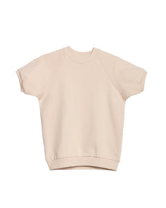 x karla The Short Sleeve Sweatshirt in Cream - FINAL SALE