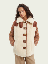 Load image into Gallery viewer, Scotch &amp; Soda Single-Breasted Shearling Jacket - FINAL SALE