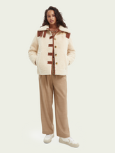 Load image into Gallery viewer, Scotch &amp; Soda Single-Breasted Shearling Jacket - FINAL SALE