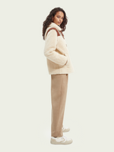 Load image into Gallery viewer, Scotch &amp; Soda Single-Breasted Shearling Jacket - FINAL SALE