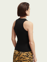 Load image into Gallery viewer, Scotch and Soda Racer Tank in Black