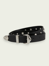 Load image into Gallery viewer, Scotch &amp; Soda Western-Style Belt in Black