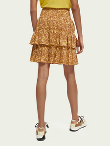 Scotch and Soda Smocked High-Rise Mini Skirt - FINAL SALE
