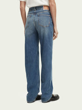 Load image into Gallery viewer, Scotch &amp; Soda The Ripple 50&#39;s High Rise Straight in Blauw Orbit - FINAL SALE