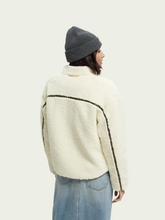 Load image into Gallery viewer, Scotch &amp; Soda Reversible Teddy Jacket in Ecru - FINAL SALE