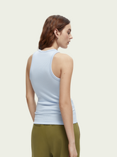 Load image into Gallery viewer, Scotch &amp; Soda Racer Tank in Light Blue - FINAL SALE