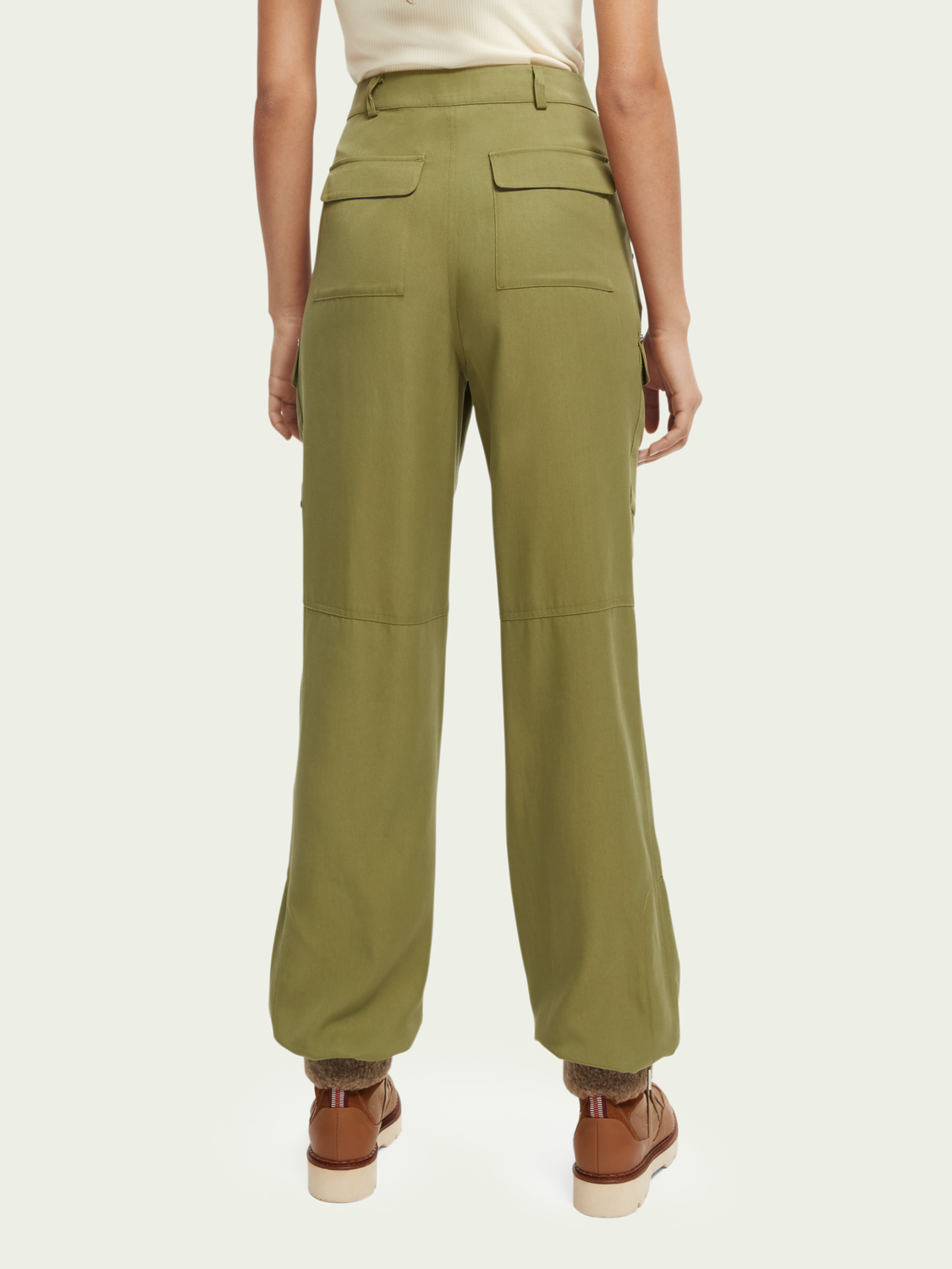 MotoGirl | Lara Cargo Pants - Olive