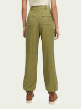 Load image into Gallery viewer, Scotch &amp; Soda Lara High Rise Straight Leg Cargo in Olive - FINAL SALE