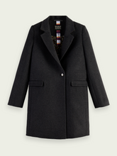 Load image into Gallery viewer, Scotch &amp; Soda Tailored Coat In Grey Melange - FINAL SALE